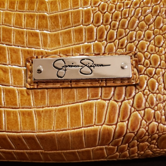 Jessica Simpson Handbags - Jessica Simpson Faux Croc Purse